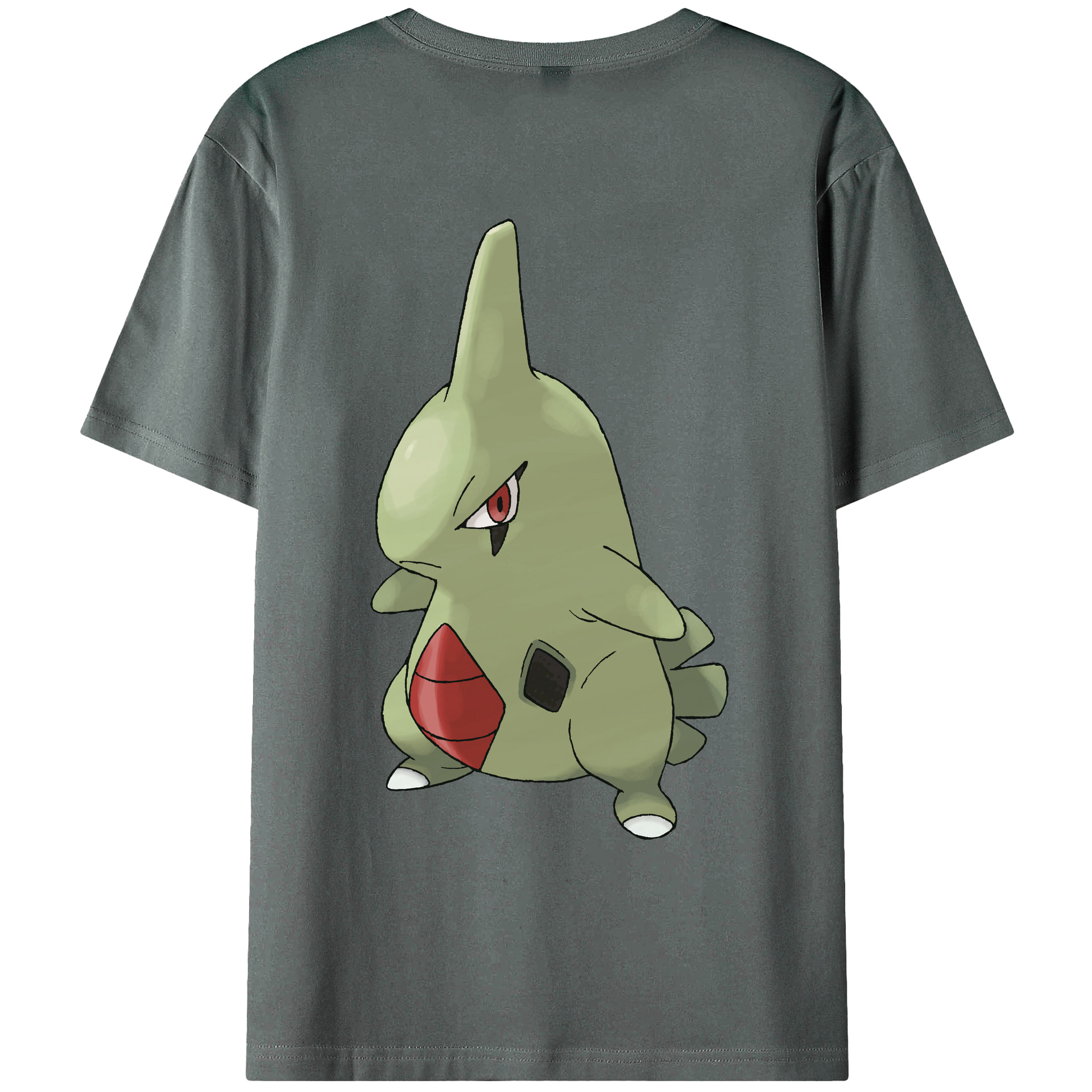 （画像用） ポケットモンスター Pokémon 綿100％ メンズ半袖Tシャツ（バックプリント） 通気性